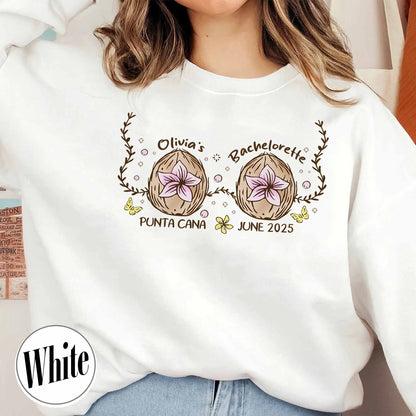 Custom Beach Bachelorette Sweatshirt, Mermaid Bachelorette Sweatshirts, Coastal Bachelorette Sweatshirts, Last Splash Bachelorette Sweatshirthirts