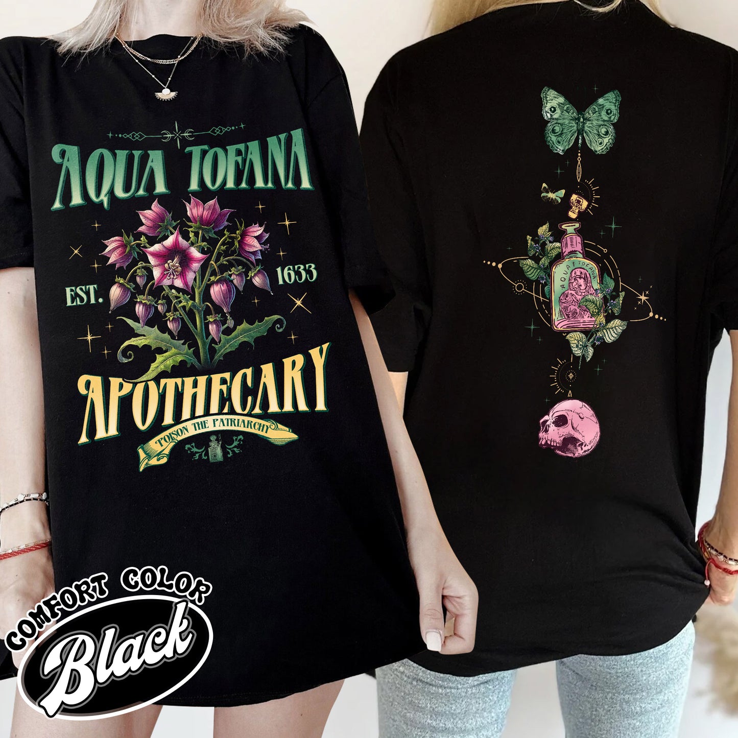 Aqua Tofana Apothecary Shirt, Aqua Tofana Shirt, Funny Feminist Aqua Tofana Apothecary Shirt, Poison the Patriarchy, Womens Rights Shirt