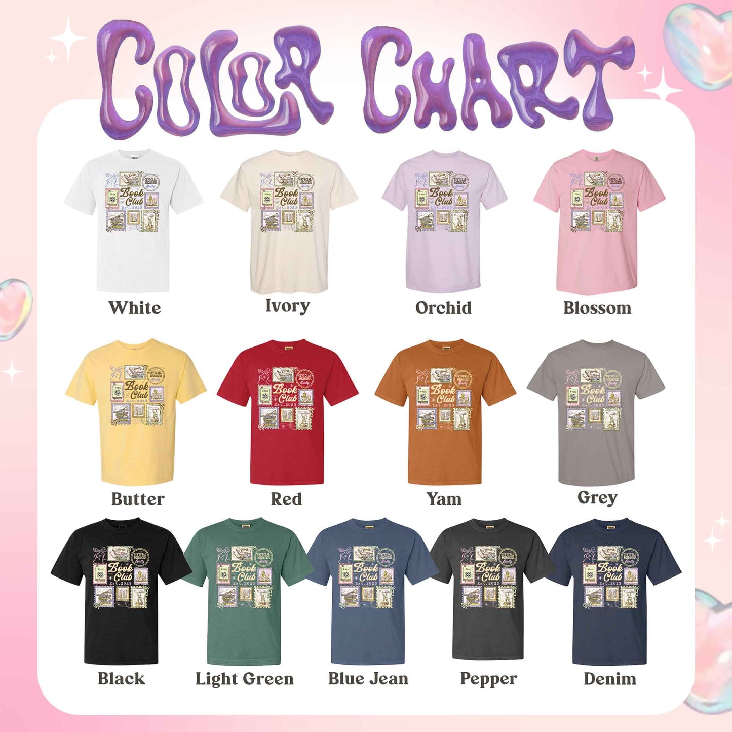 Custom Book Club Tshirt,Personalized Bookish Shirt, Reading Lover T-Shirt, Reading Crew Shirt, Bookworm Tee,Custom Members Book Club Shirt