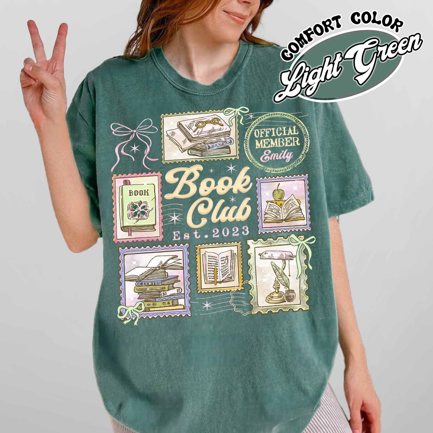 Custom Book Club Tshirt,Personalized Bookish Shirt, Reading Lover T-Shirt, Reading Crew Shirt, Bookworm Tee,Custom Members Book Club Shirt
