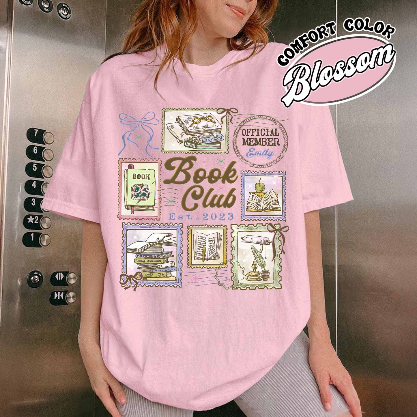 Custom Book Club Tshirt,Personalized Bookish Shirt, Reading Lover T-Shirt, Reading Crew Shirt, Bookworm Tee,Custom Members Book Club Shirt