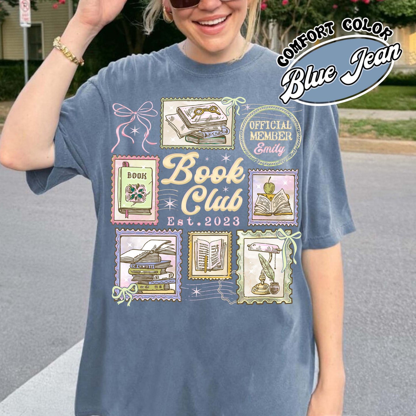 Custom Book Club Tshirt,Personalized Bookish Shirt, Reading Lover T-Shirt, Reading Crew Shirt, Bookworm Tee,Custom Members Book Club Shirt