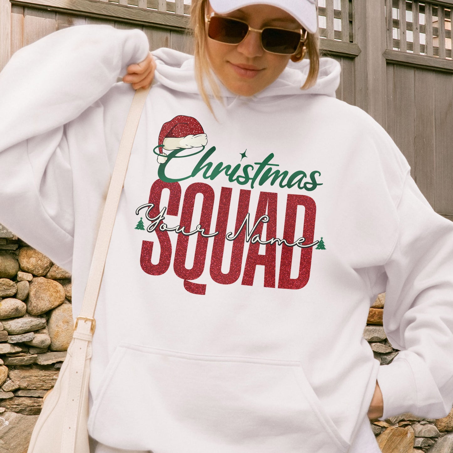 Custom Matching Family Christmas Squad Hoodie