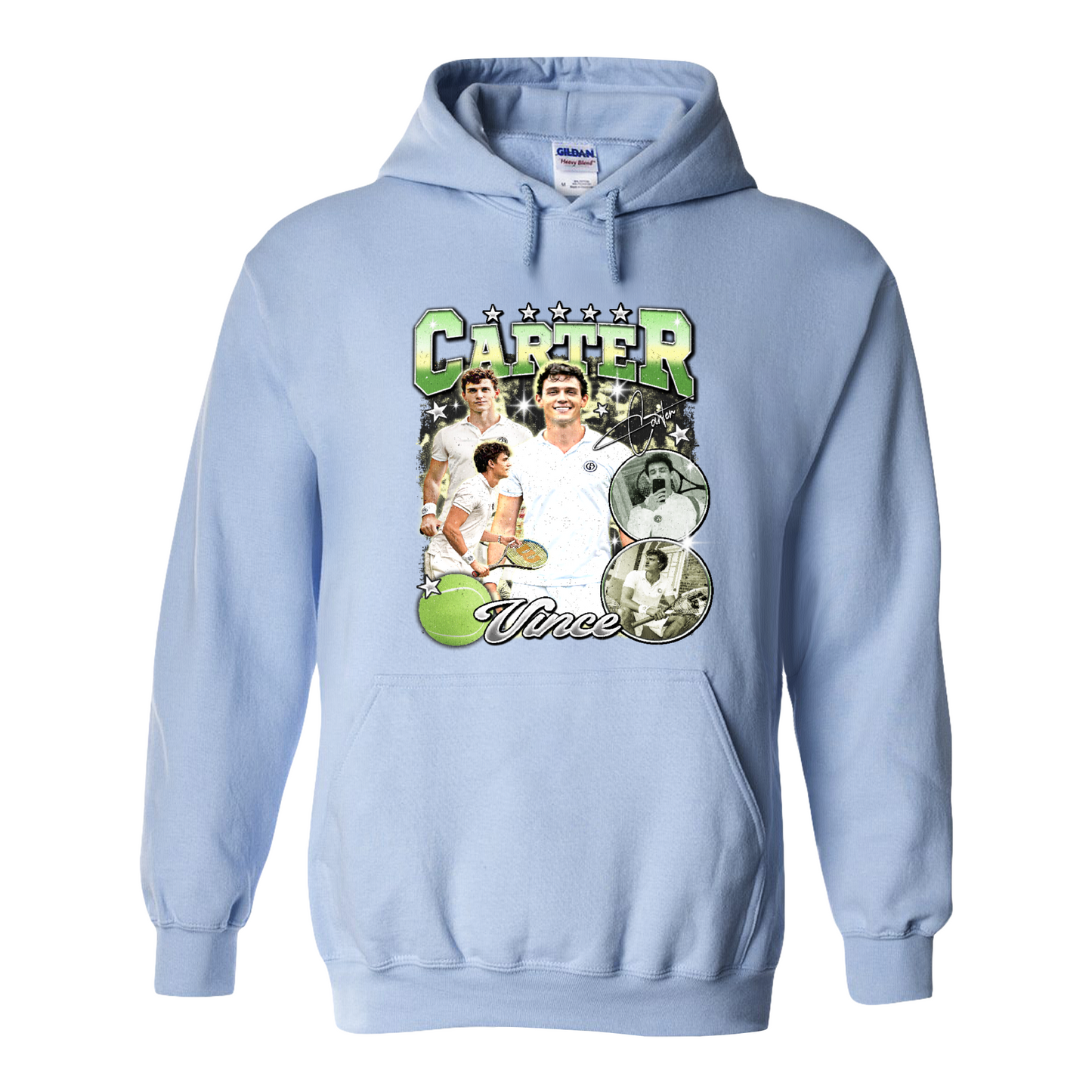 Custom Picture Tennis Hoodie,American Professional Tennis Player Hoodie, Custom Tennis Tournament Gift