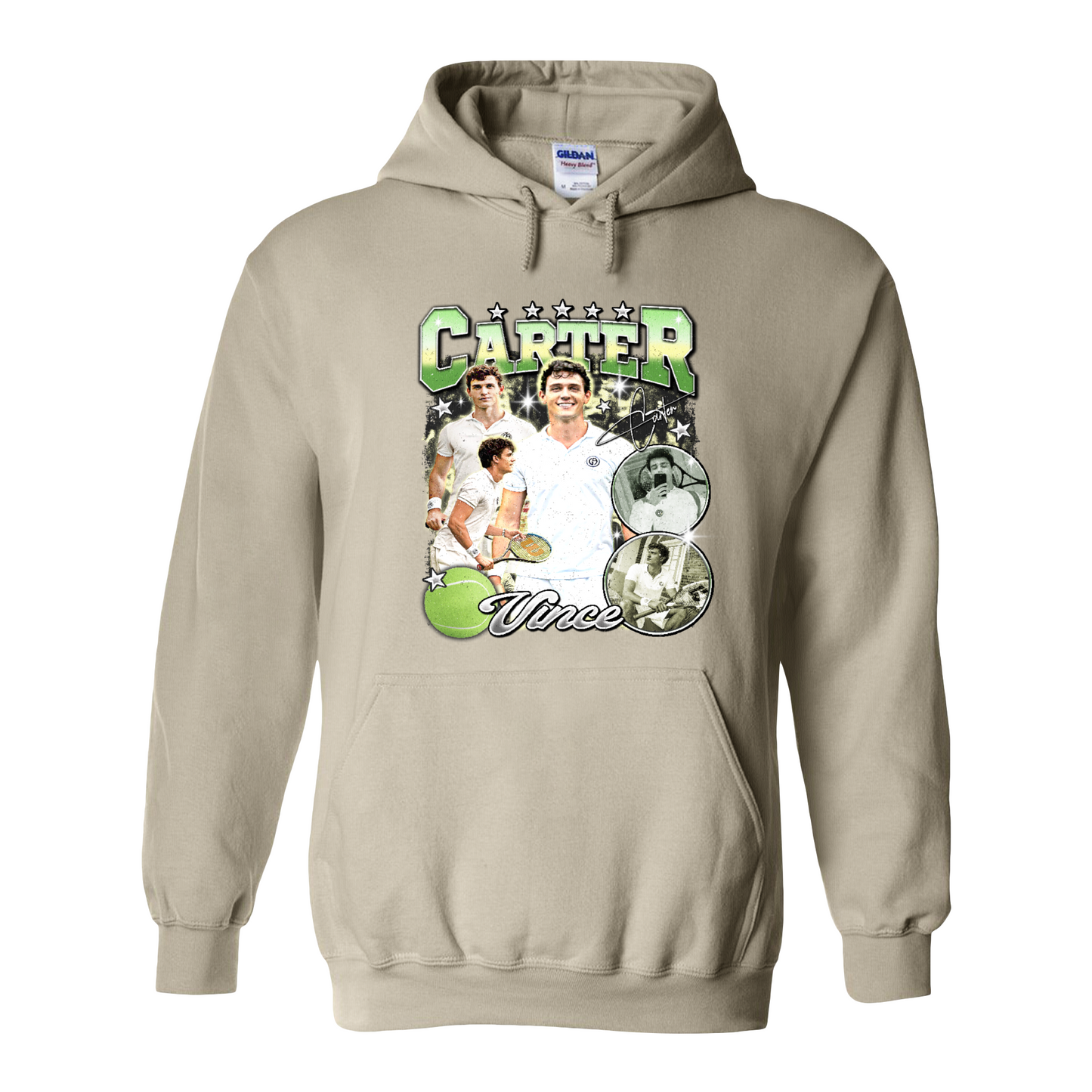 Custom Picture Tennis Hoodie,American Professional Tennis Player Hoodie, Custom Tennis Tournament Gift