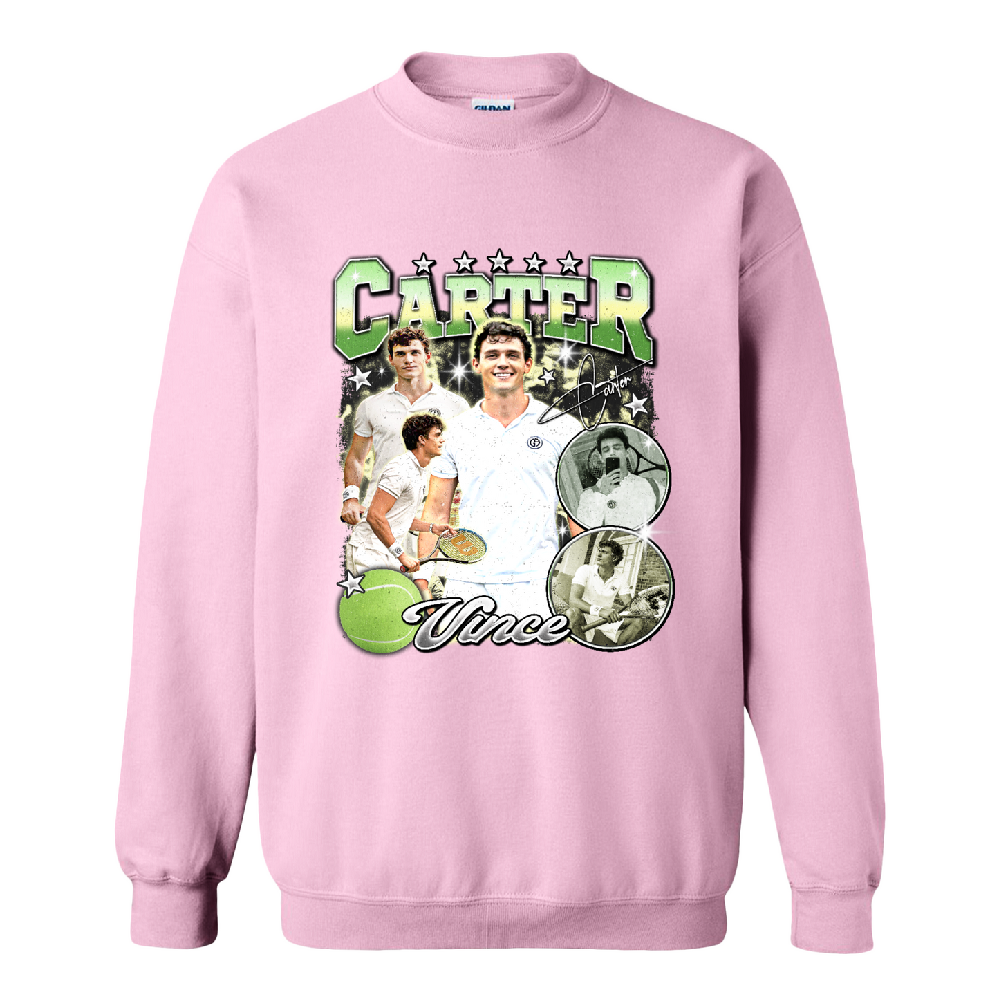 Custom Picture Tennis Sweatshirt,American Professional Tennis Player Sweatshirt, Custom Tennis Tournament Gift