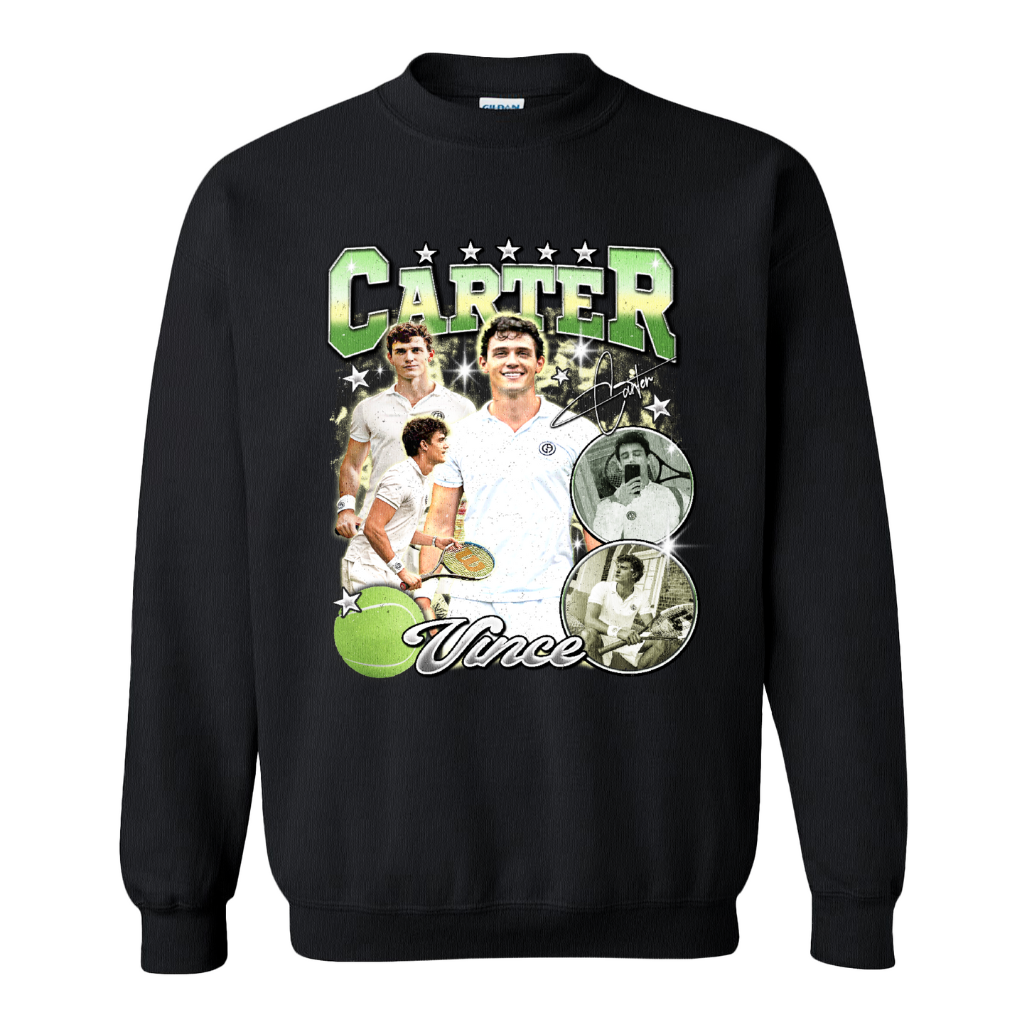 Custom Picture Tennis Sweatshirt,American Professional Tennis Player Sweatshirt, Custom Tennis Tournament Gift
