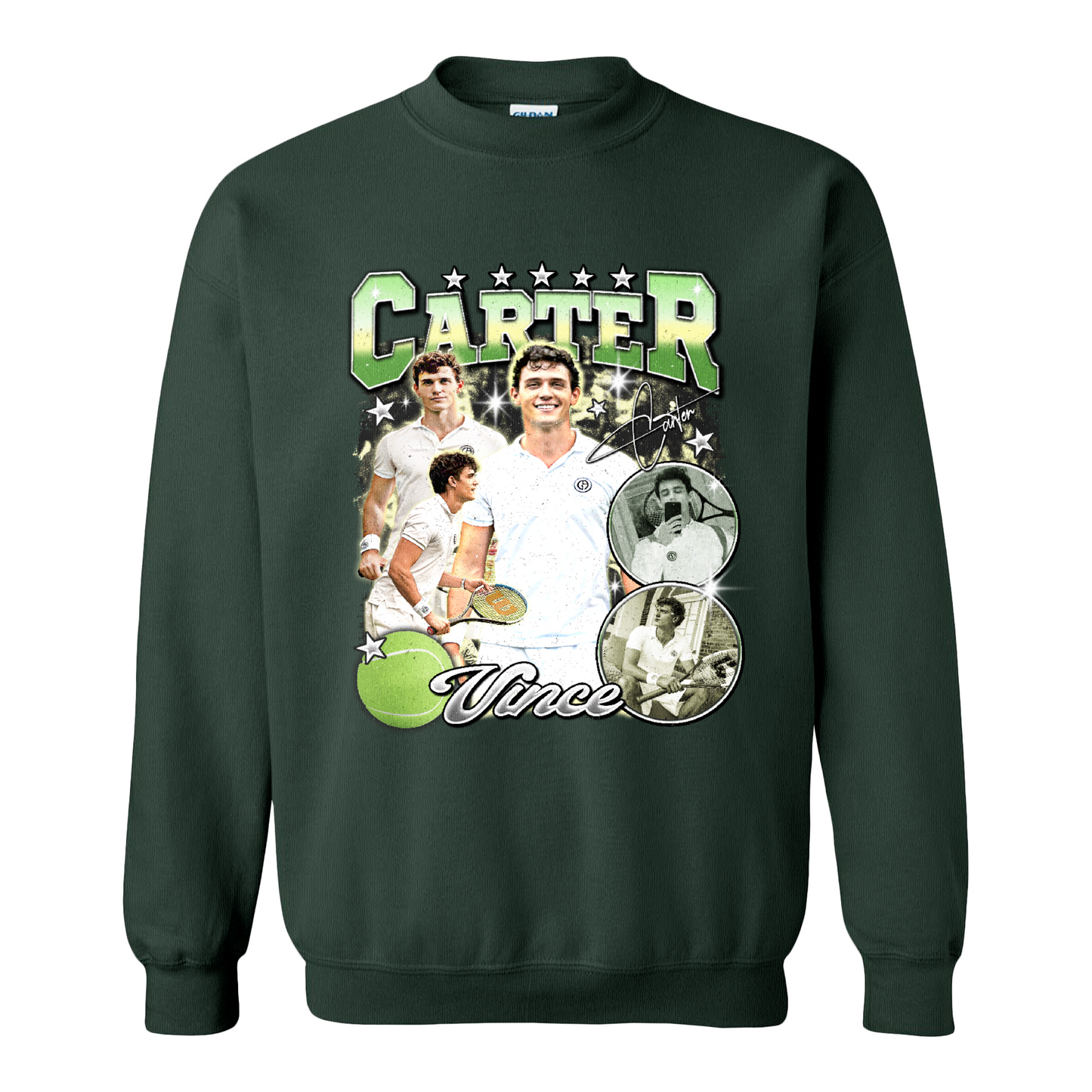 Custom Picture Tennis Sweatshirt,American Professional Tennis Player Sweatshirt, Custom Tennis Tournament Gift
