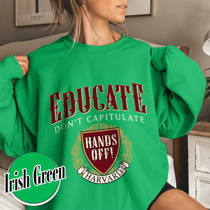 DEI Funding Cut Sweatshirt, Protect Higher Education Sweatshirt, Support Harvard Sweatshirt, FDT Sweatshirt