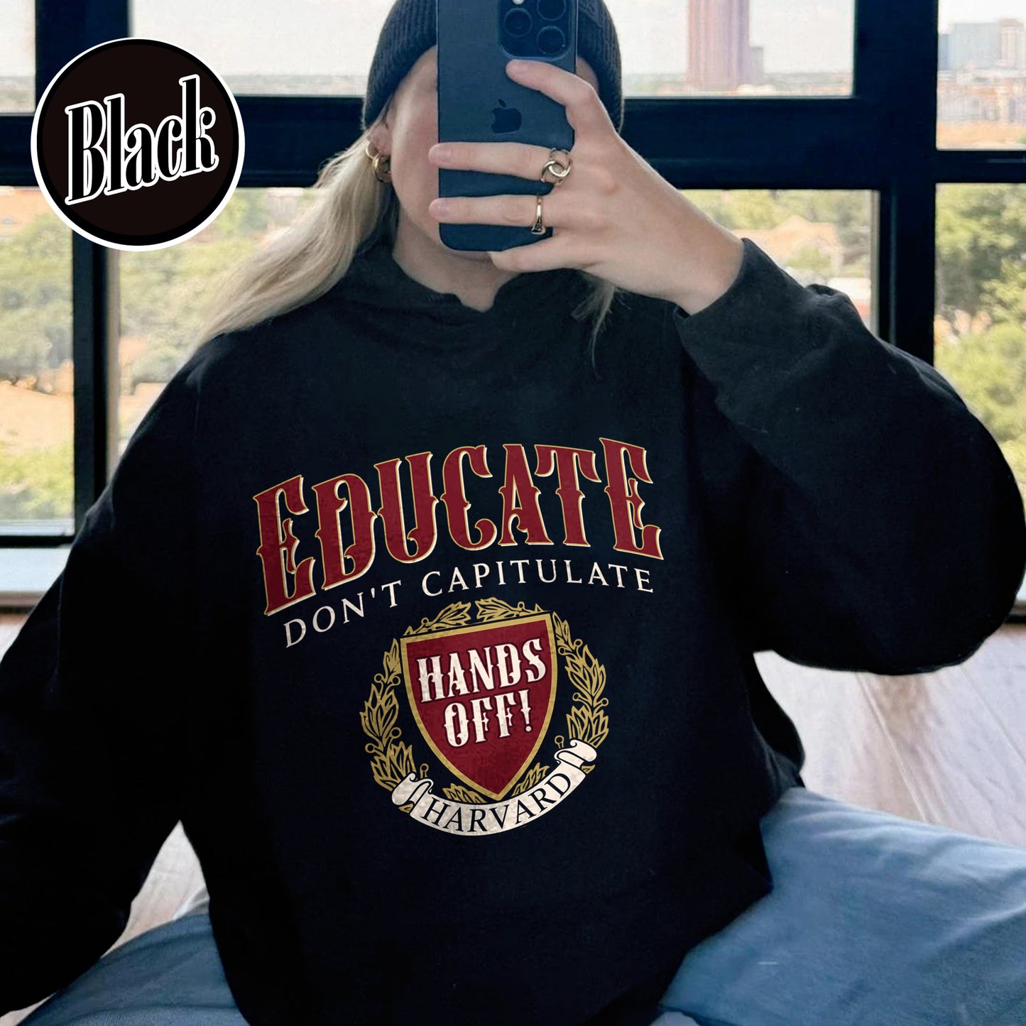 DEI Funding Cut Hoodie, Protect Higher Education Hoodie, Support Harvard Hoodie, FDT Hoodie