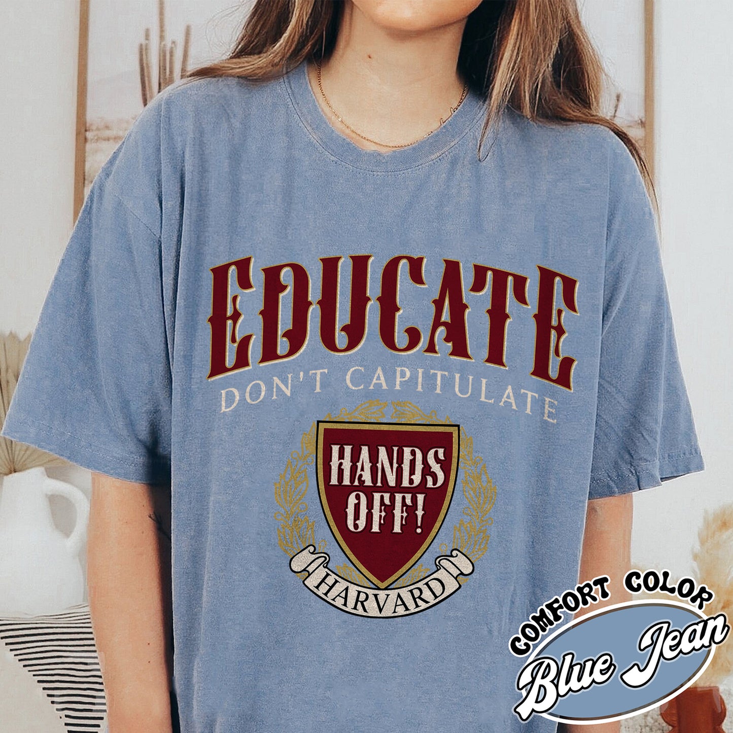 DEI Funding Cut Comfort Color Shirt, Protect Higher Education Shirt, Support Harvard Shirt, FDT Shirt