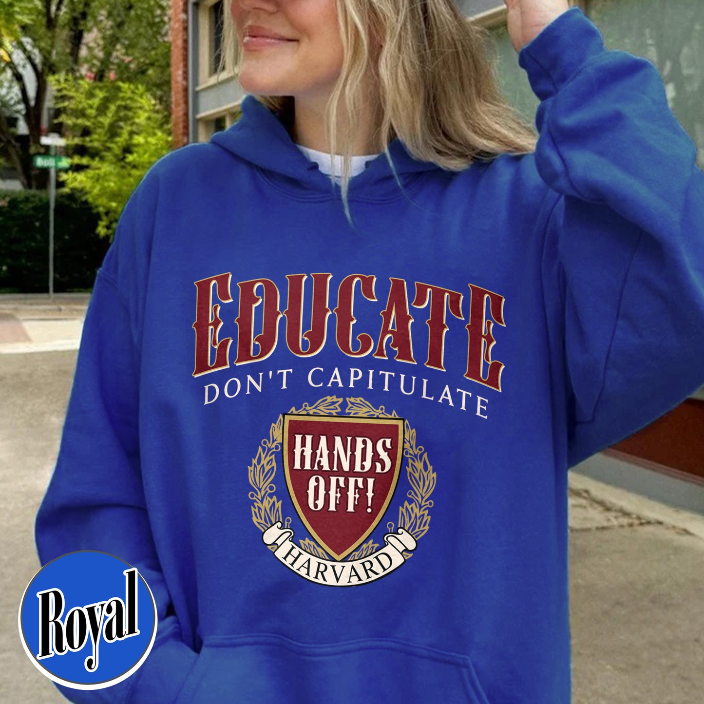 DEI Funding Cut Hoodie, Protect Higher Education Hoodie, Support Harvard Hoodie, FDT Hoodie