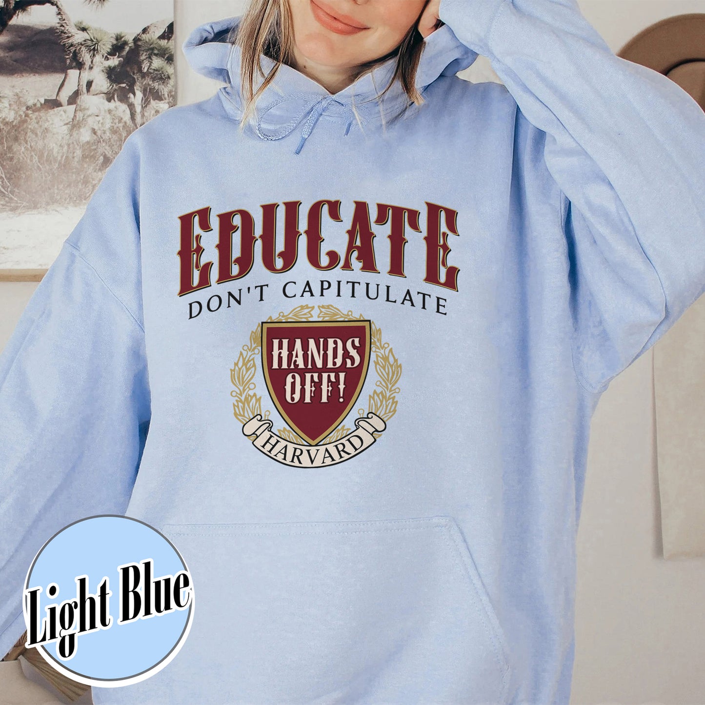 DEI Funding Cut Hoodie, Protect Higher Education Hoodie, Support Harvard Hoodie, FDT Hoodie