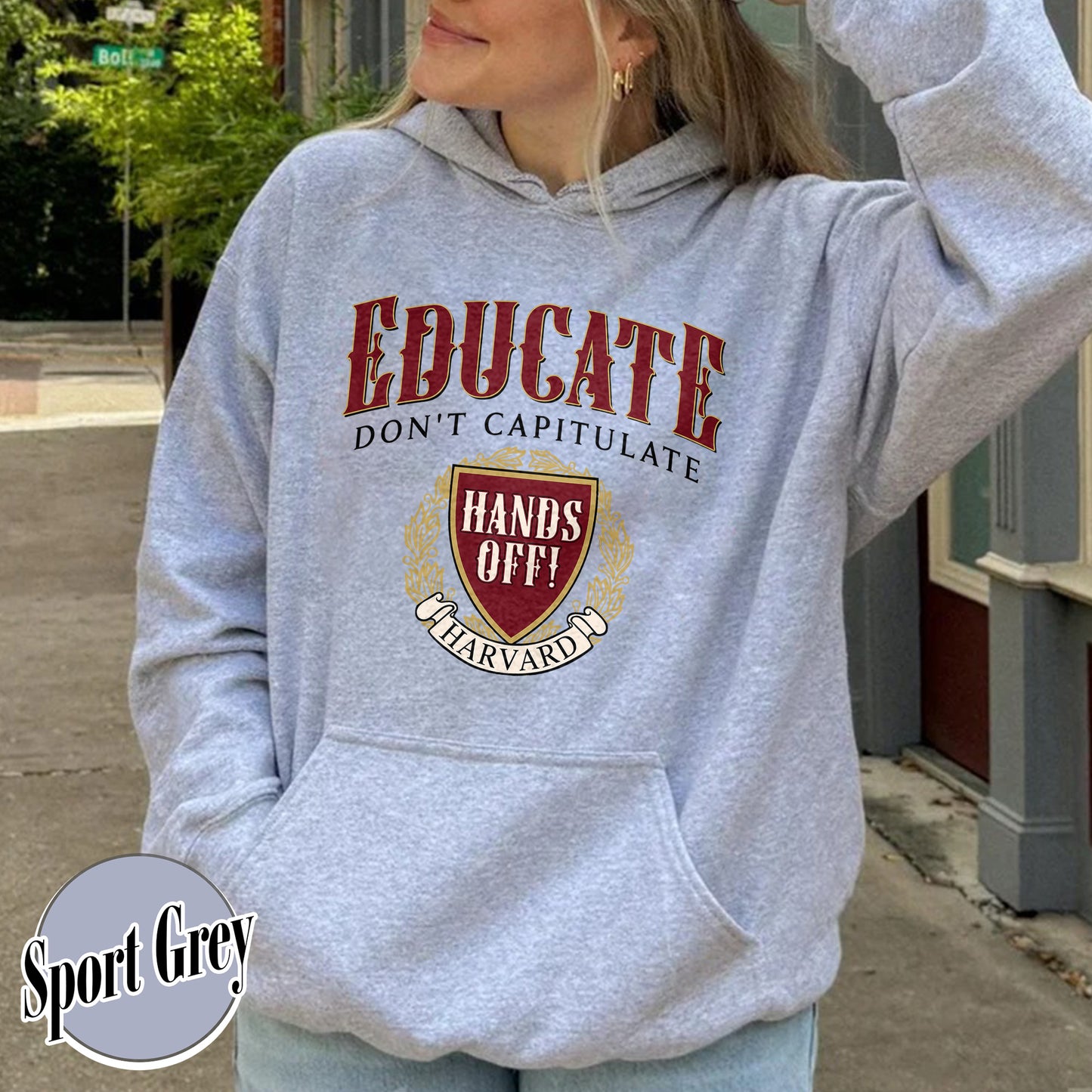 DEI Funding Cut Hoodie, Protect Higher Education Hoodie, Support Harvard Hoodie, FDT Hoodie