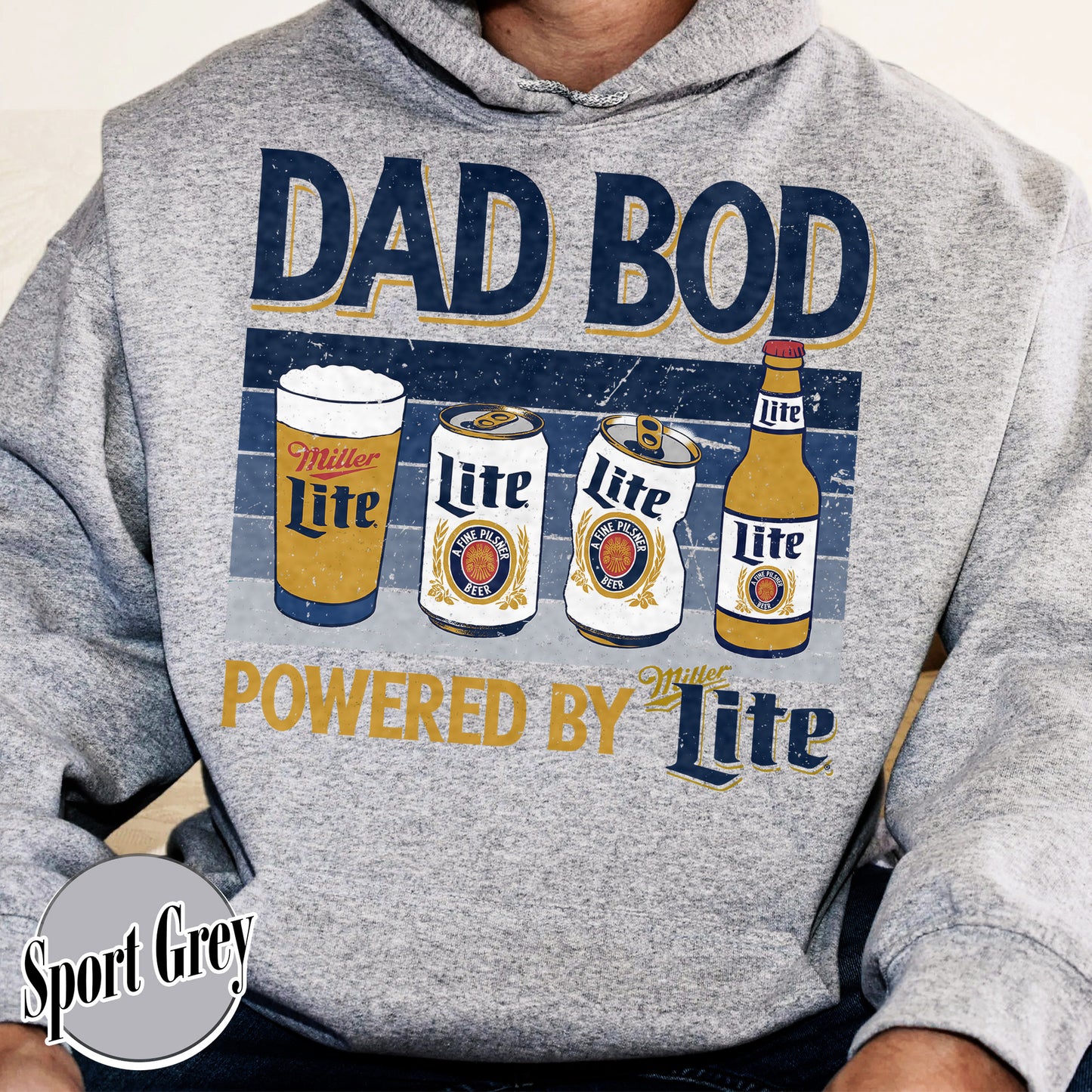 Dad Bod Hoodie, Father's Day Hoodie, Dad Bod Powered Hoodie,Dad Bod Powered By Hoodie