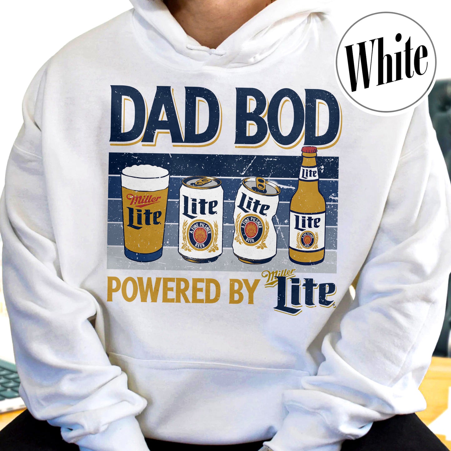 Dad Bod Hoodie, Father's Day Hoodie, Dad Bod Powered Hoodie,Dad Bod Powered By Hoodie