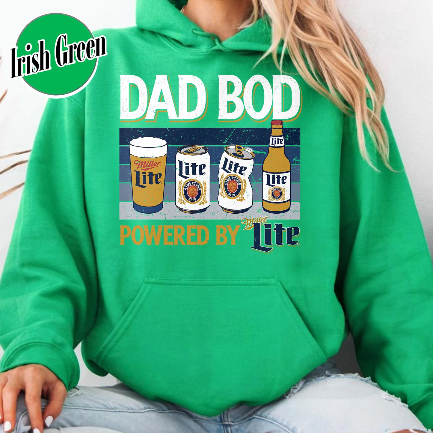 Dad Bod Hoodie, Father's Day Hoodie, Dad Bod Powered Hoodie,Dad Bod Powered By Hoodie