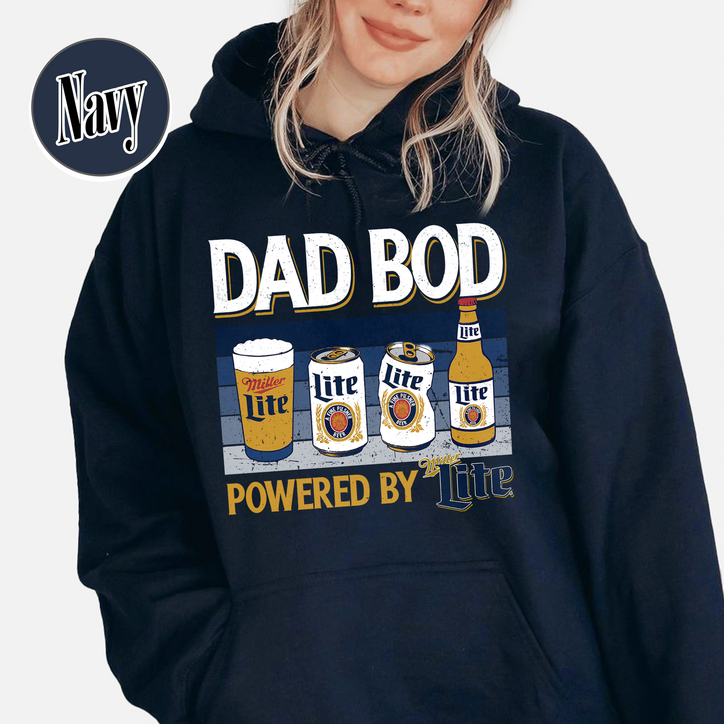 Dad Bod Hoodie, Father's Day Hoodie, Dad Bod Powered Hoodie,Dad Bod Powered By Hoodie