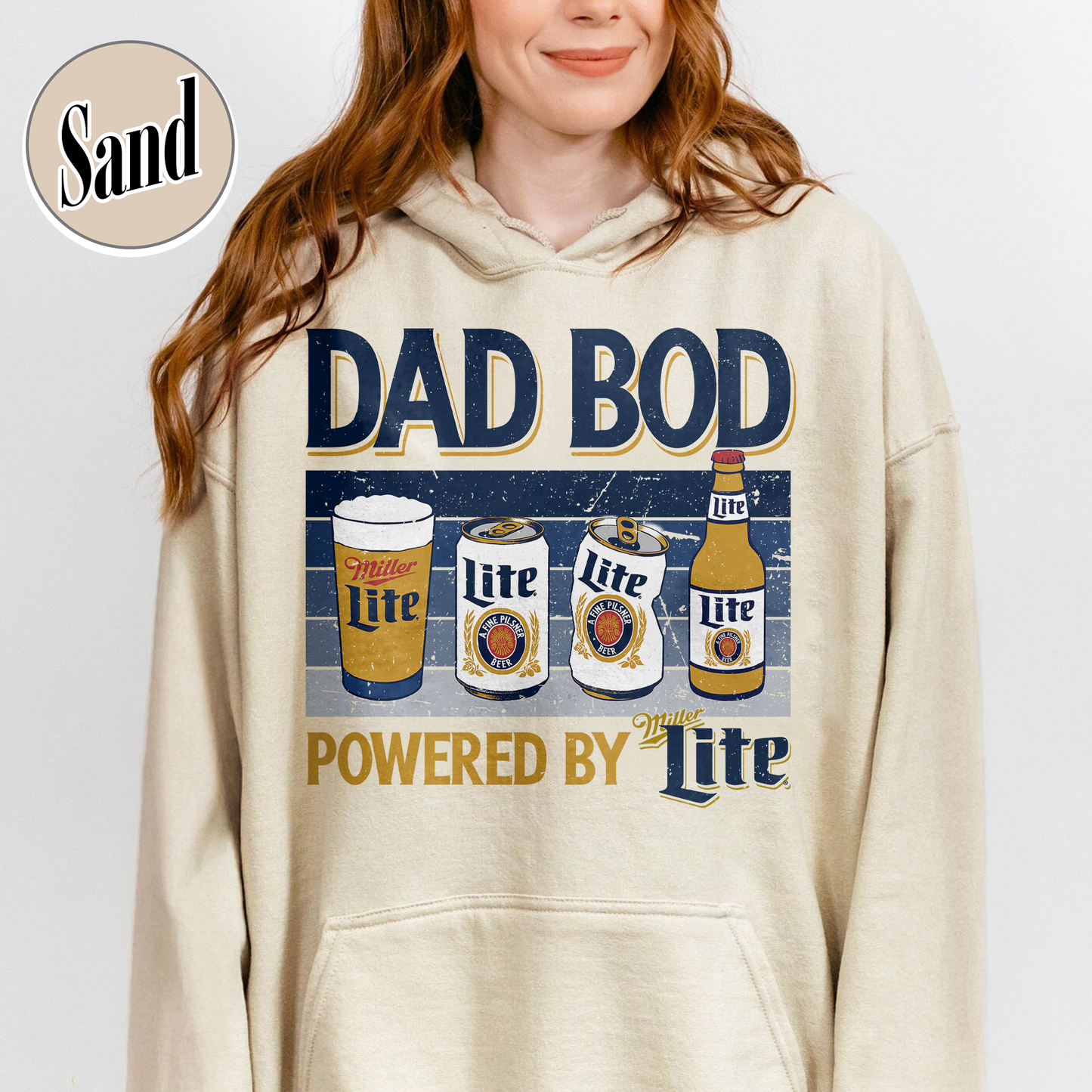 Dad Bod Hoodie, Father's Day Hoodie, Dad Bod Powered Hoodie,Dad Bod Powered By Hoodie