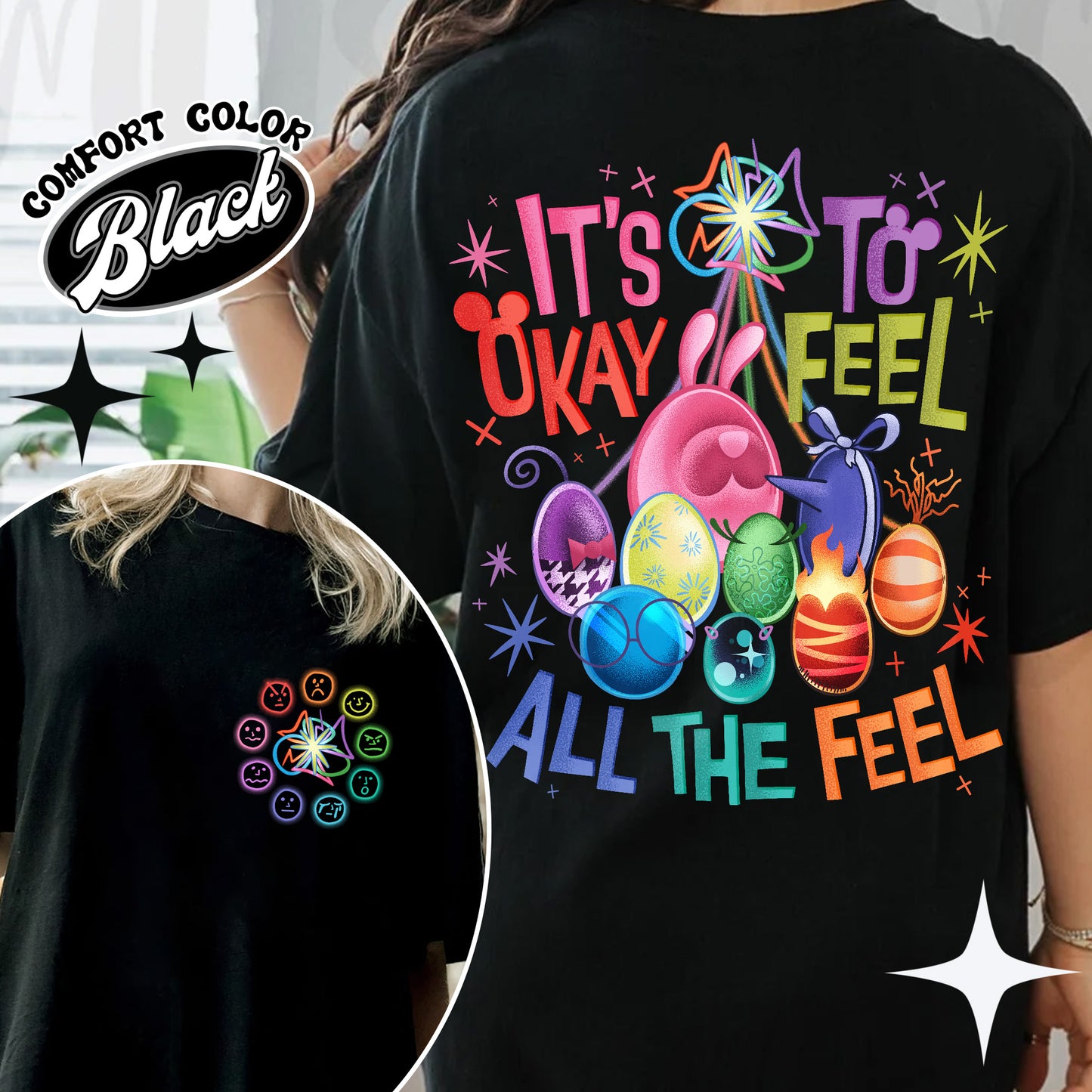 Mental Health Matter Comfort Colors Shirt,It's Okay To Feel All The Feels Shirt,Teacher Shirt, Gift for Teacher