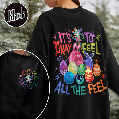 Mental Health Matter Sweatshirt,It's Okay To Feel All The Feels Sweatshirt,Teacher Sweatshirt, Gift for Teacher