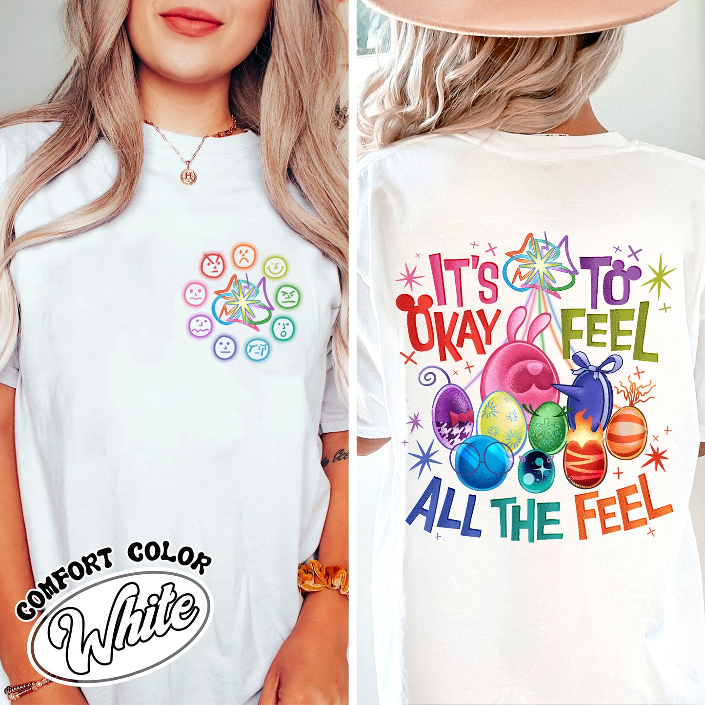 Mental Health Matter Comfort Colors Shirt,It's Okay To Feel All The Feels Shirt,Teacher Shirt, Gift for Teacher