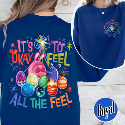 Mental Health Matter Sweatshirt,It's Okay To Feel All The Feels Sweatshirt,Teacher Sweatshirt, Gift for Teacher