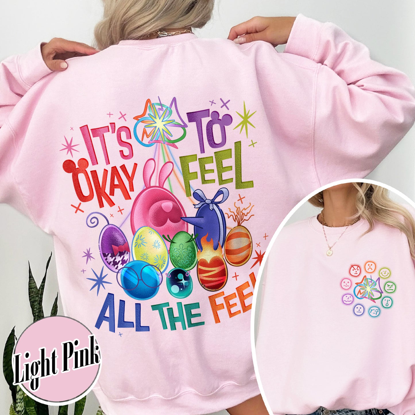 Mental Health Matter Sweatshirt,It's Okay To Feel All The Feels Sweatshirt,Teacher Sweatshirt, Gift for Teacher