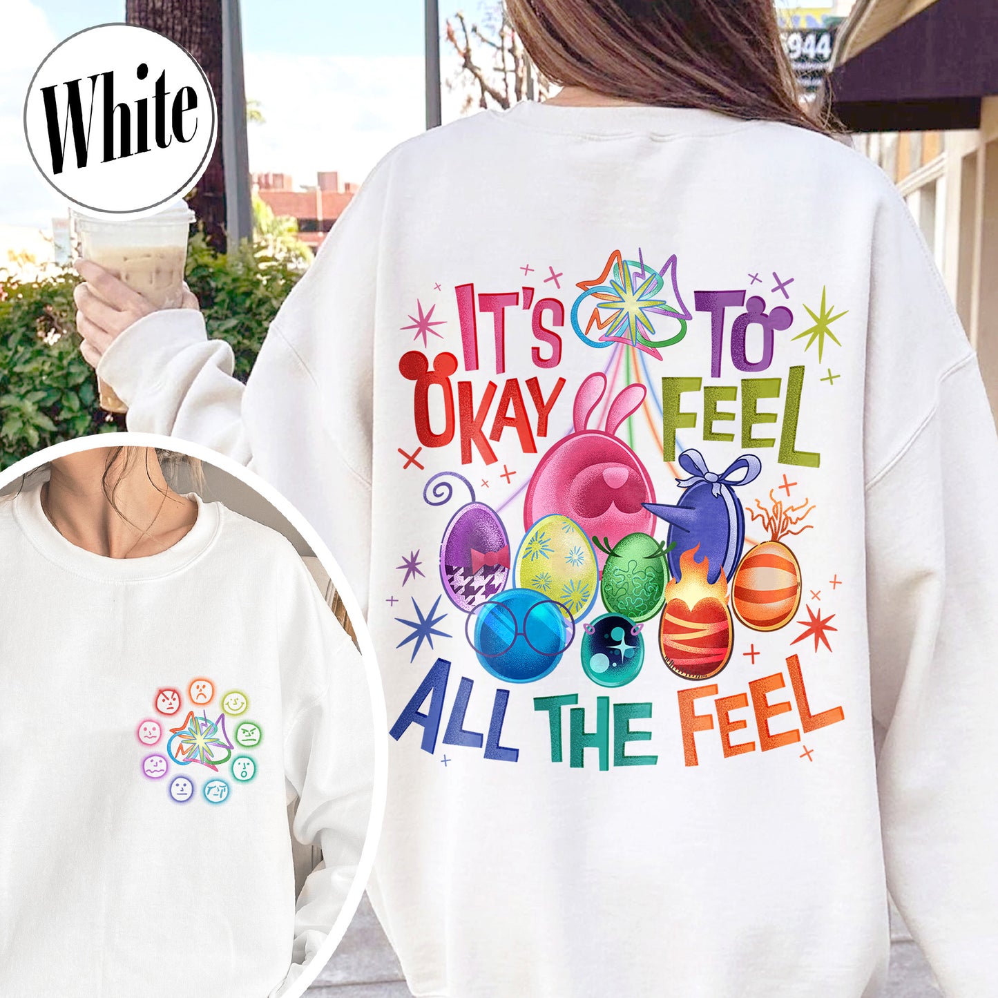 Mental Health Matter Sweatshirt,It's Okay To Feel All The Feels Sweatshirt,Teacher Sweatshirt, Gift for Teacher