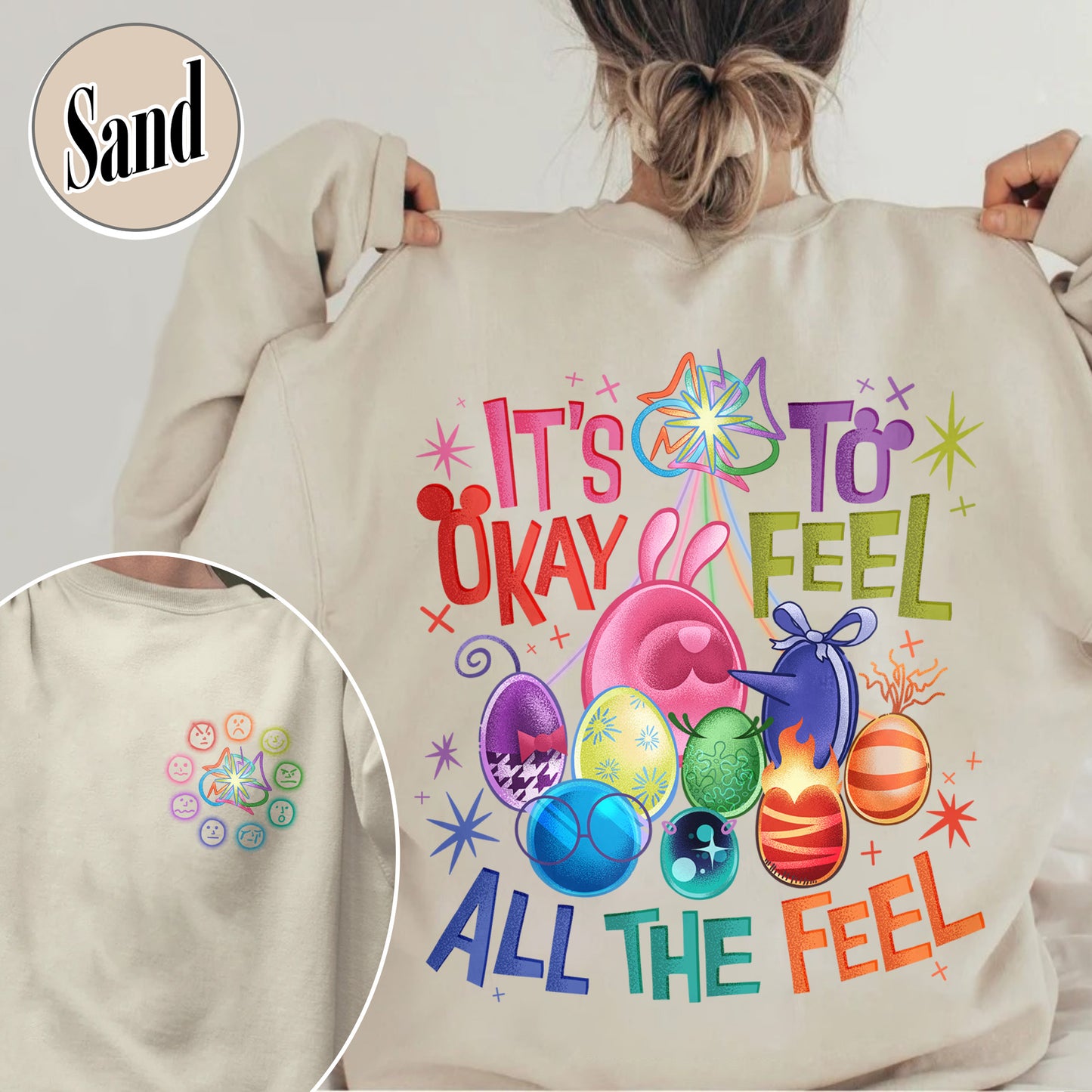 Mental Health Matter Sweatshirt,It's Okay To Feel All The Feels Sweatshirt,Teacher Sweatshirt, Gift for Teacher