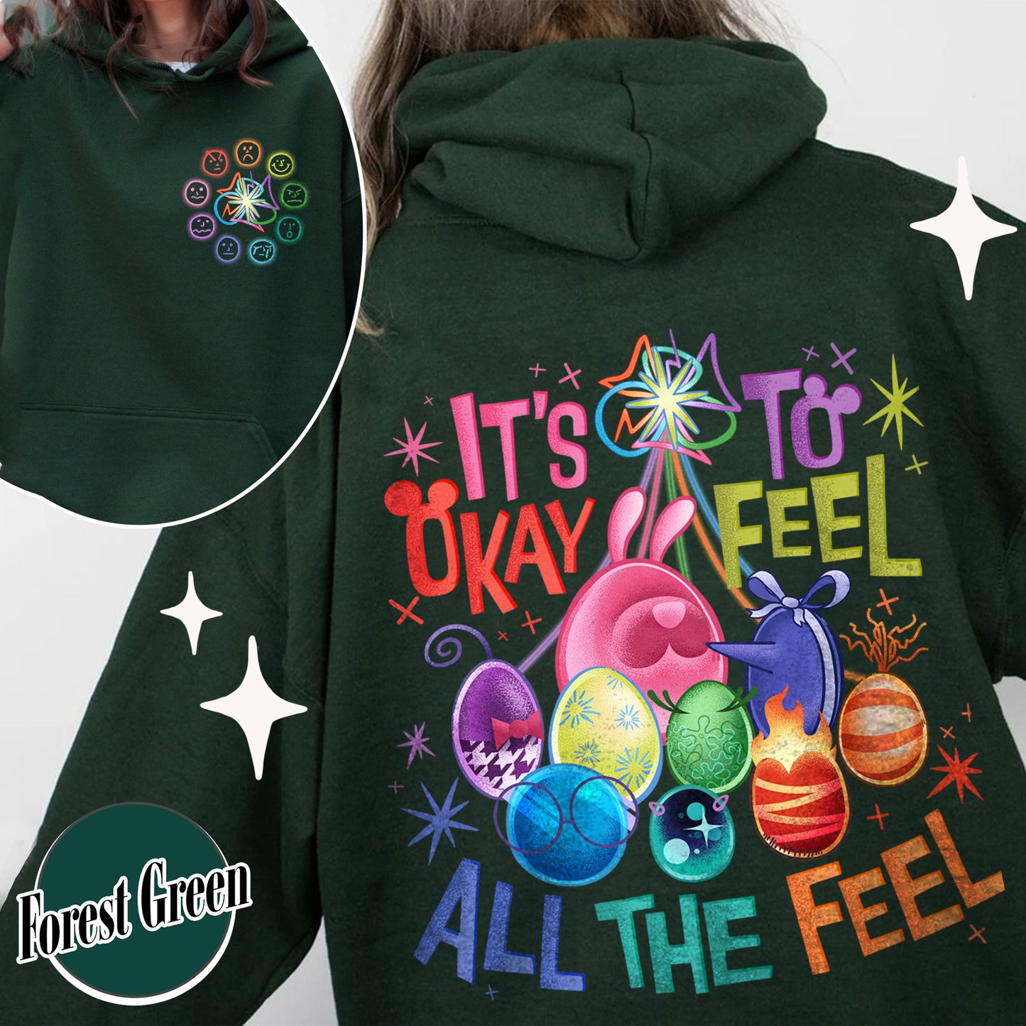 Mental Health Matter Hoodie,It's Okay To Feel All The Feels Hoodie,Teacher Hoodie, Gift for Teacher