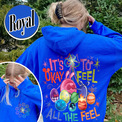 Mental Health Matter Hoodie,It's Okay To Feel All The Feels Hoodie,Teacher Hoodie, Gift for Teacher