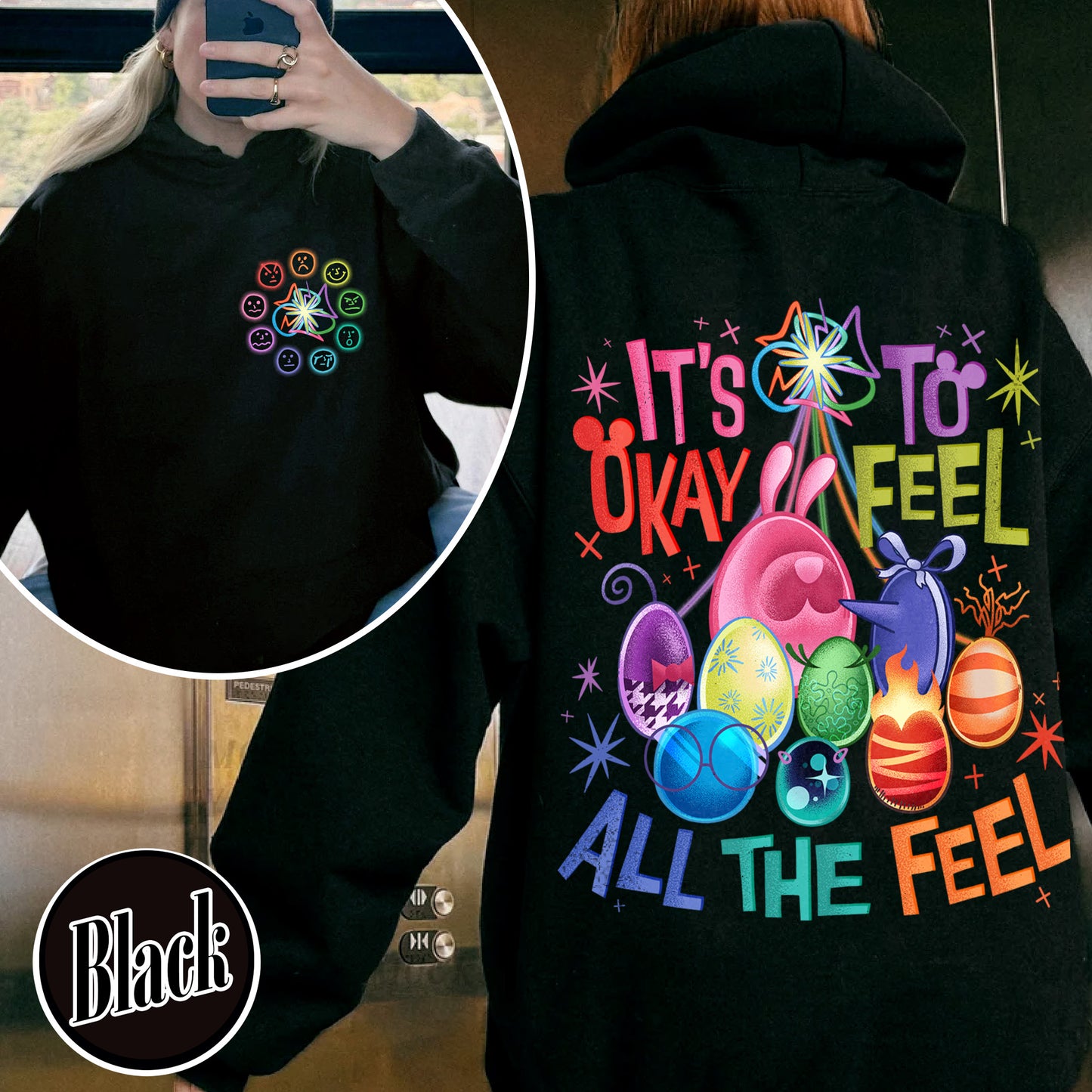Mental Health Matter Hoodie,It's Okay To Feel All The Feels Hoodie,Teacher Hoodie, Gift for Teacher
