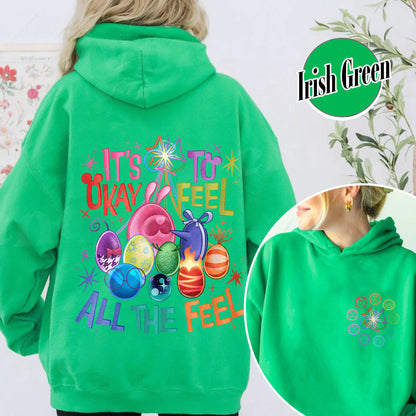 Mental Health Matter Hoodie,It's Okay To Feel All The Feels Hoodie,Teacher Hoodie, Gift for Teacher