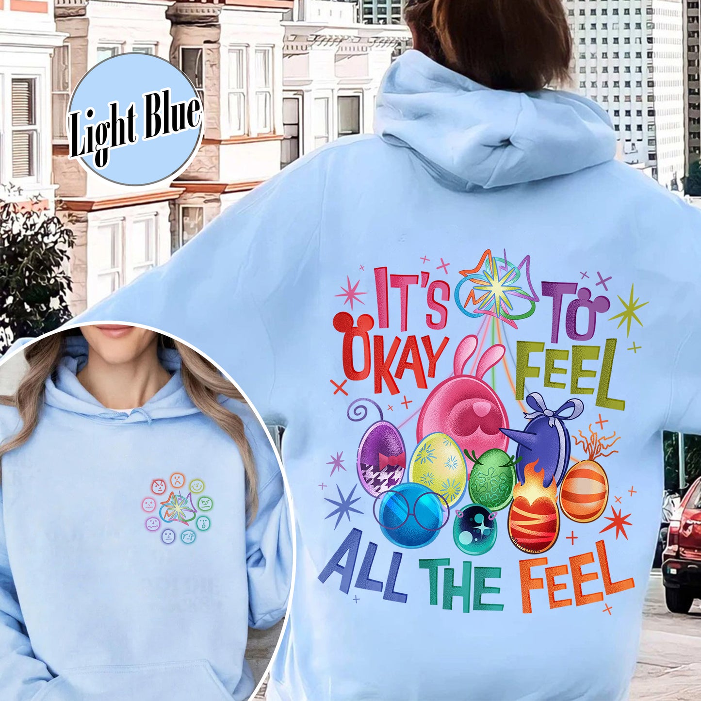 Mental Health Matter Hoodie,It's Okay To Feel All The Feels Hoodie,Teacher Hoodie, Gift for Teacher