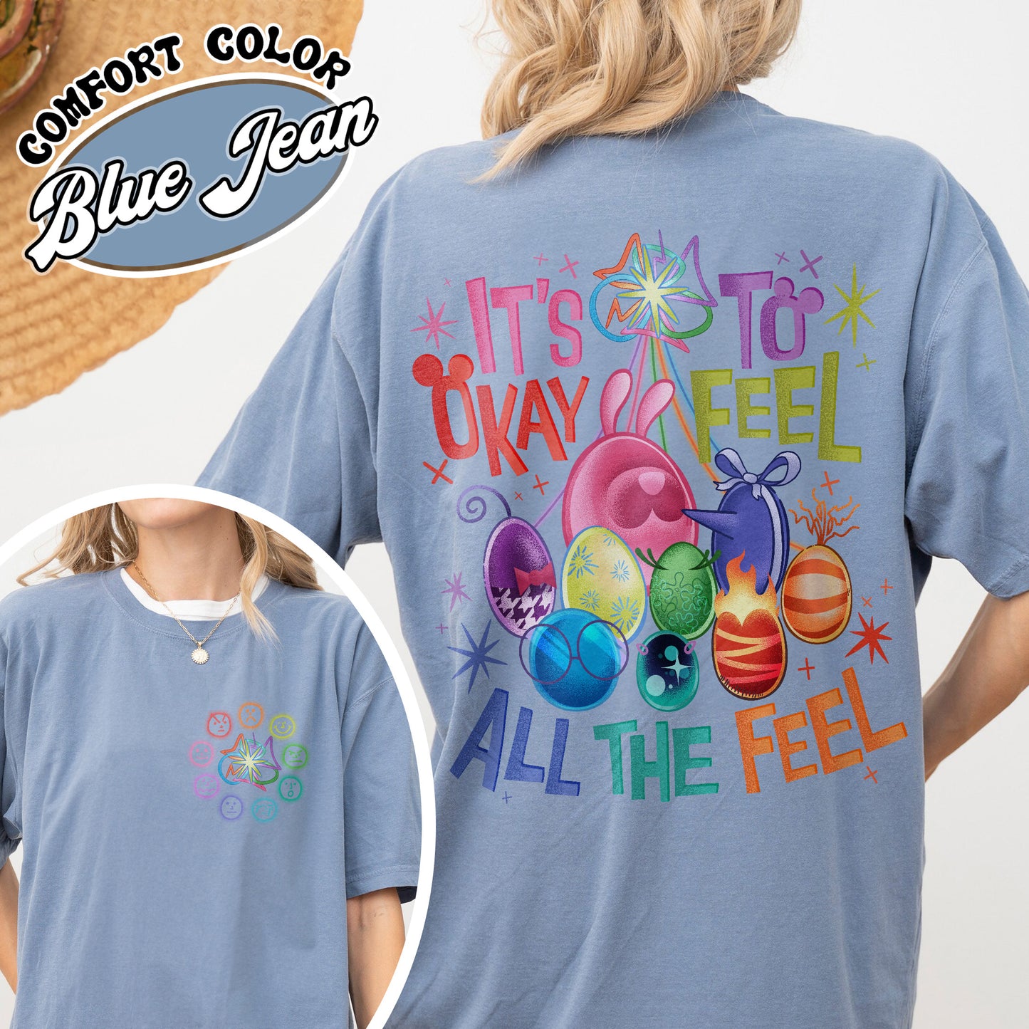 Mental Health Matter Comfort Colors Shirt,It's Okay To Feel All The Feels Shirt,Teacher Shirt, Gift for Teacher