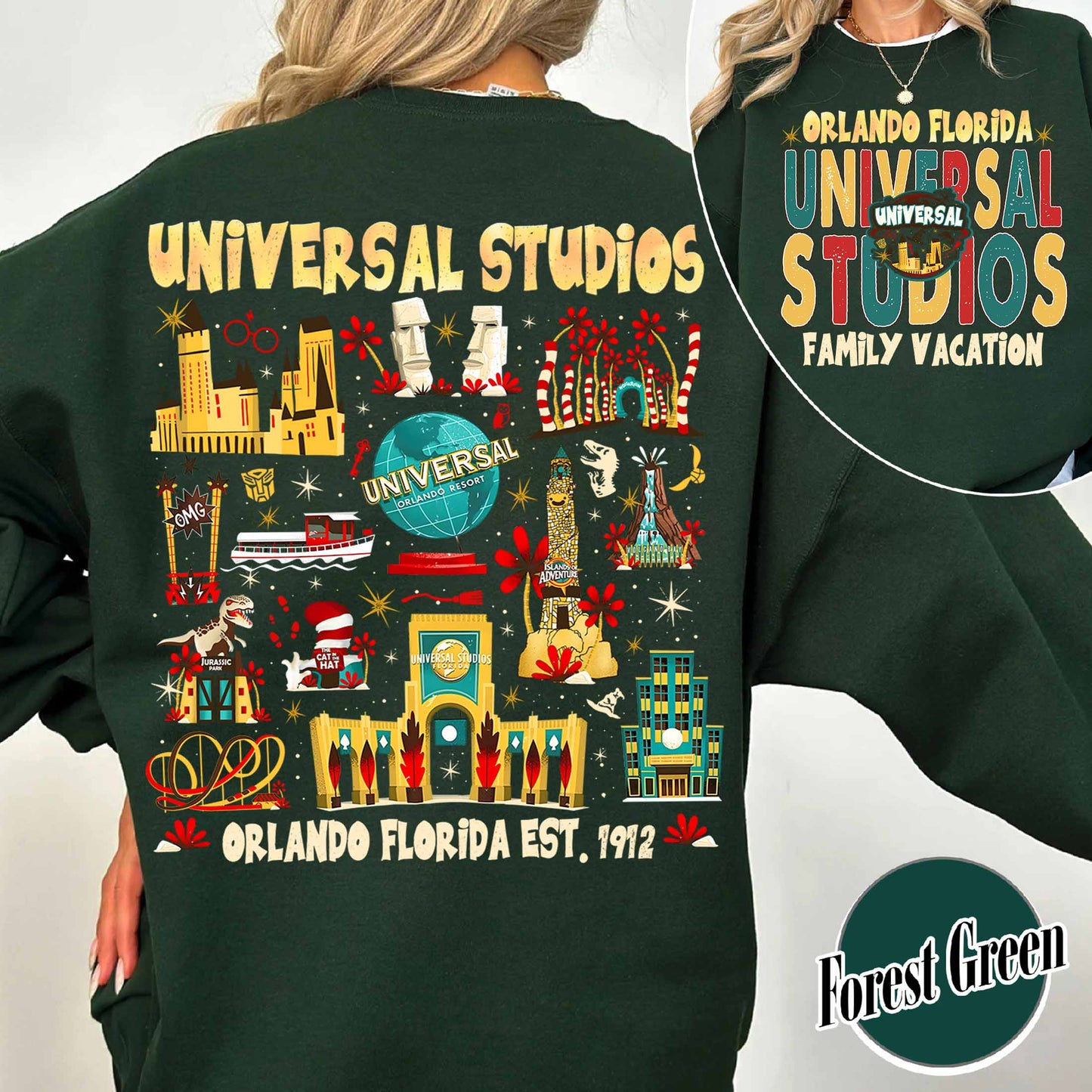 Family Vacation Sweatshirt, Universal Studios 2025 Trip Sweatshirt, Universal Orlando Sweatshirt