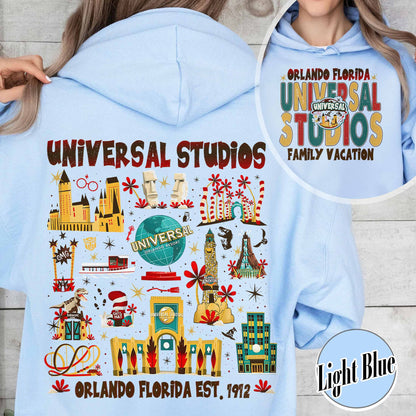 Custom Family Trip Hoodie,Family Trip 2025 Hoodie, Universal Orlando Hoodie