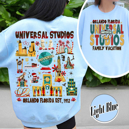 Family Vacation Sweatshirt, Universal Studios 2025 Trip Sweatshirt, Universal Orlando Sweatshirt