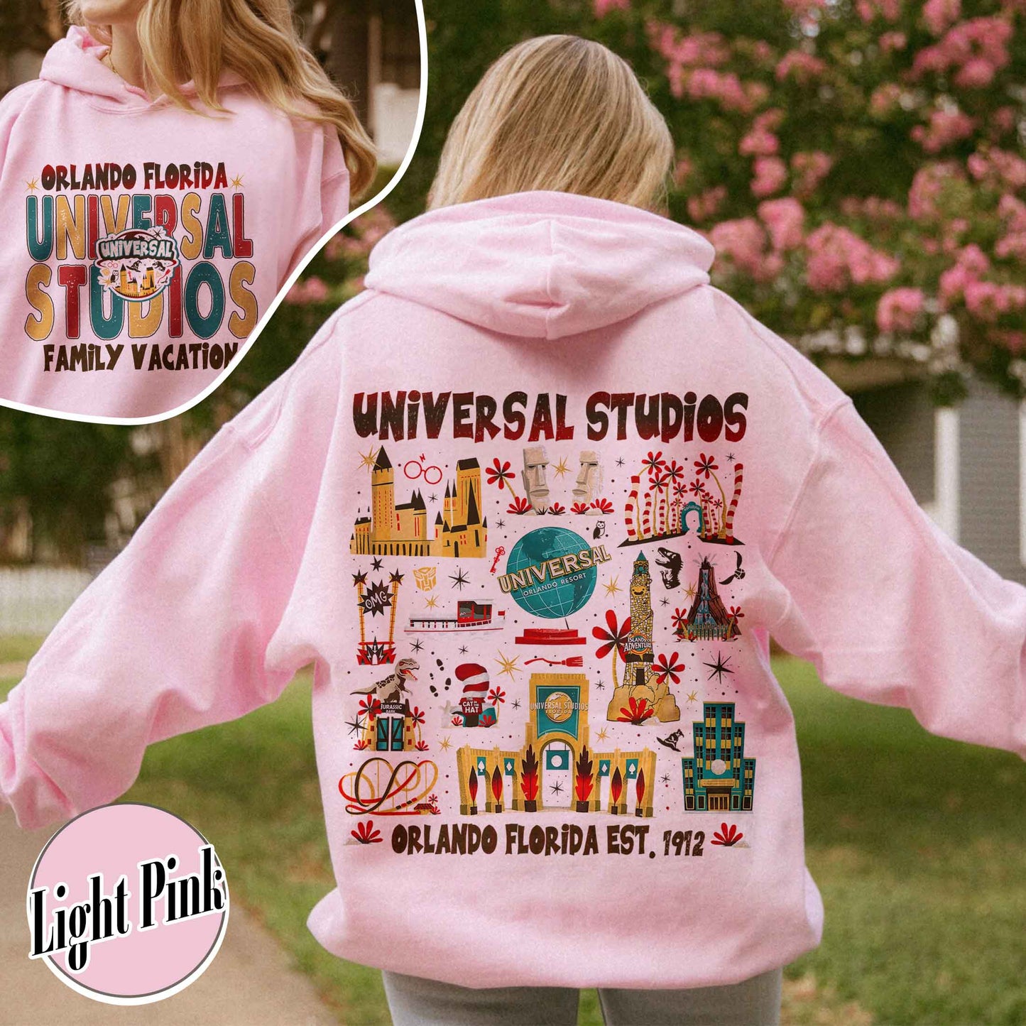 Custom Family Trip Hoodie,Family Trip 2025 Hoodie, Universal Orlando Hoodie