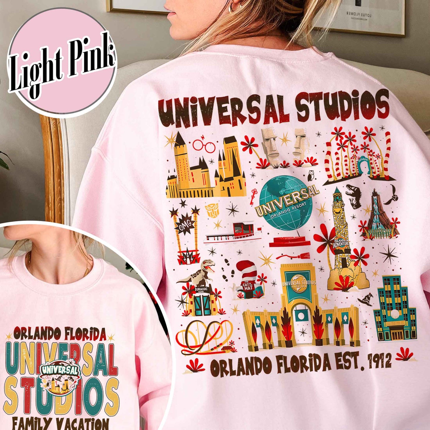 Family Vacation Sweatshirt, Universal Studios 2025 Trip Sweatshirt, Universal Orlando Sweatshirt