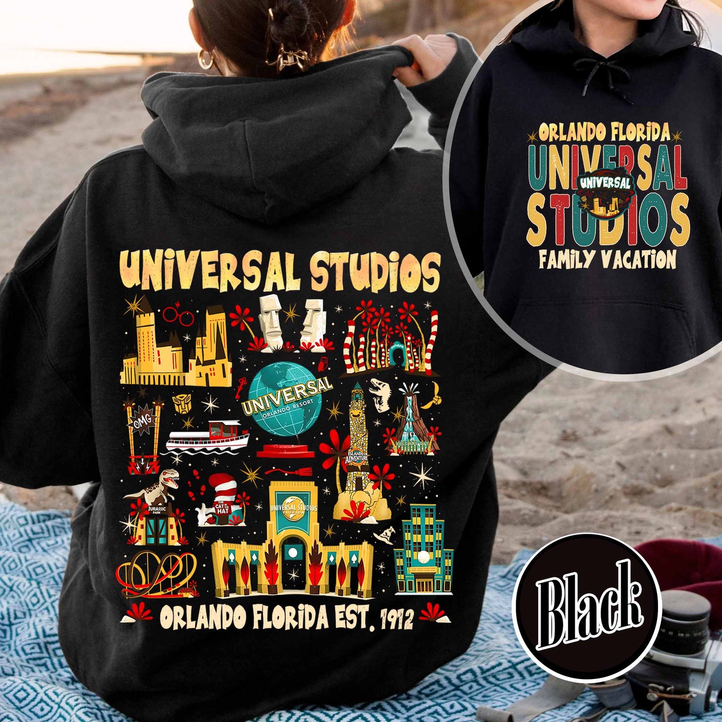 Custom Family Trip Hoodie,Family Trip 2025 Hoodie, Universal Orlando Hoodie