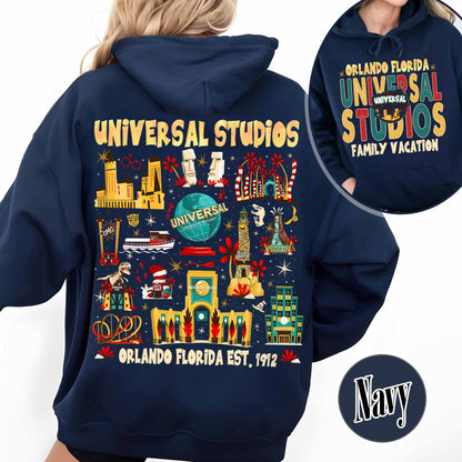 Custom Family Trip Hoodie,Family Trip 2025 Hoodie, Universal Orlando Hoodie