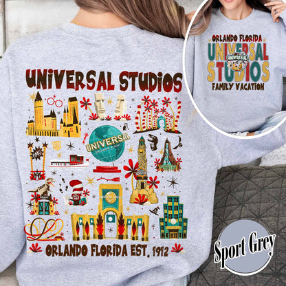 Family Vacation Sweatshirt, Universal Studios 2025 Trip Sweatshirt, Universal Orlando Sweatshirt