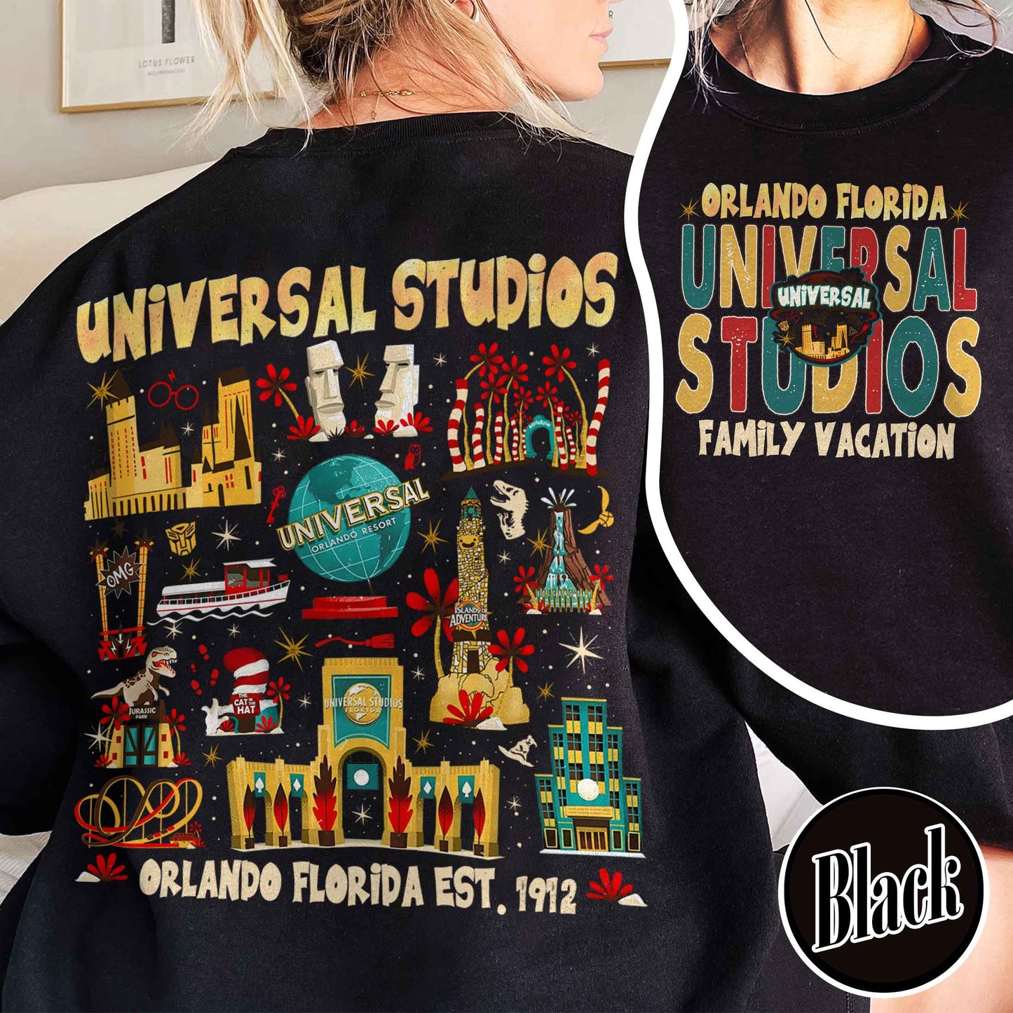 Family Vacation Sweatshirt, Universal Studios 2025 Trip Sweatshirt, Universal Orlando Sweatshirt