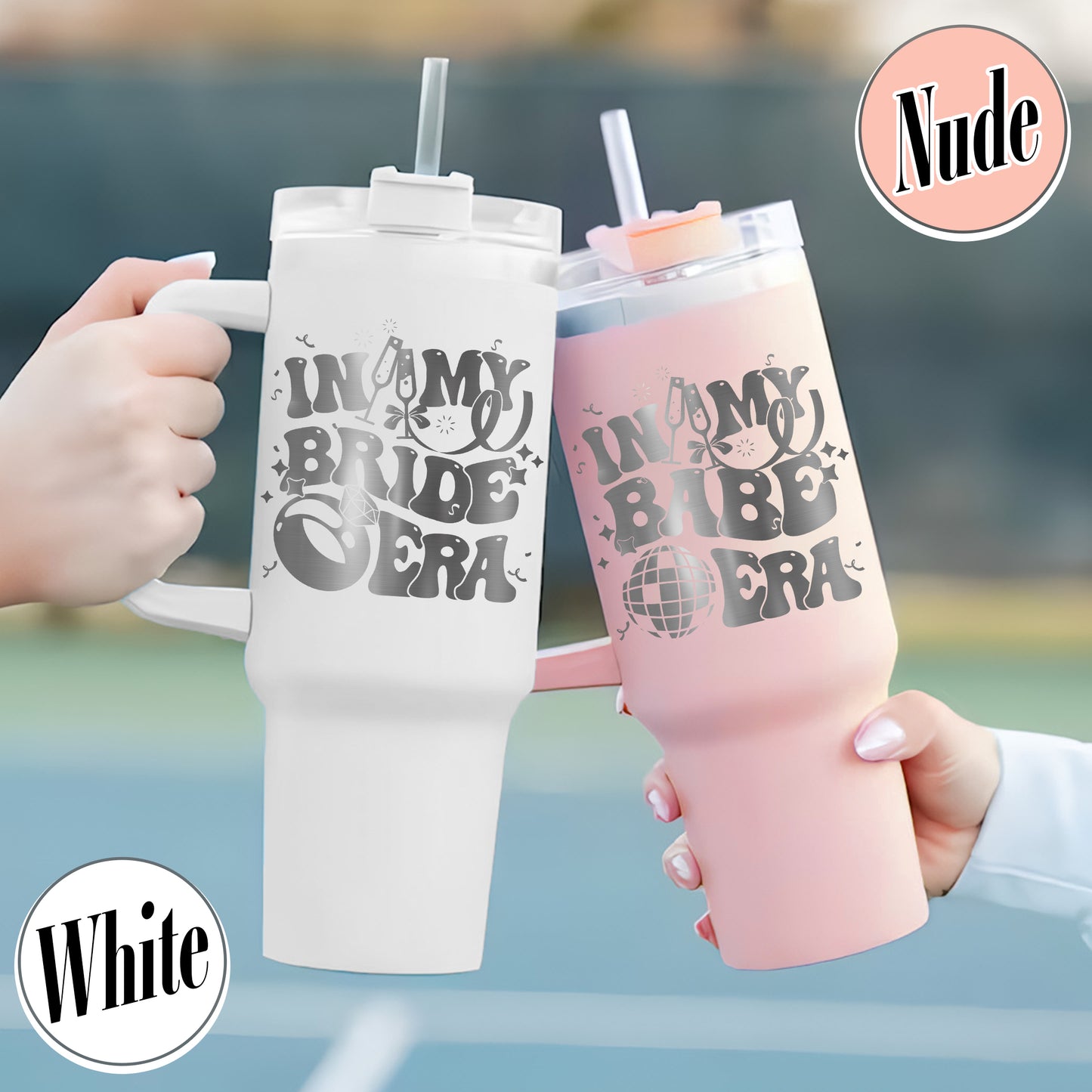 Engraved Tumbler Bride, Future Bride Tumbler, Engraved Tumblers for Bride, in My Bride Era Tumbler, Team Bride Tumbler, Bachelorette Party