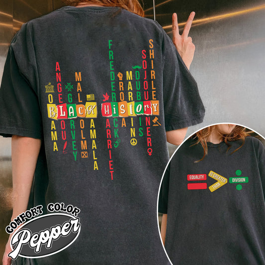 Equality Comfort Color Shirt, What We Learn From Black History Shirt, Black Lives Matter Shirt