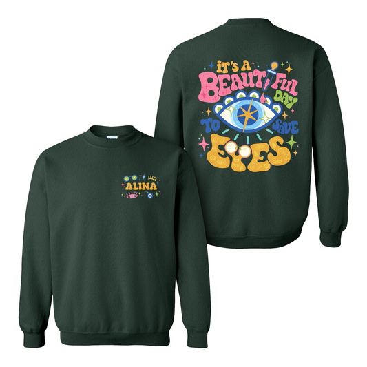 Eye Doctor Sweatshirt, It's A Beautiful Day To Save Eyes Sweatshirt,Gift For Graduation