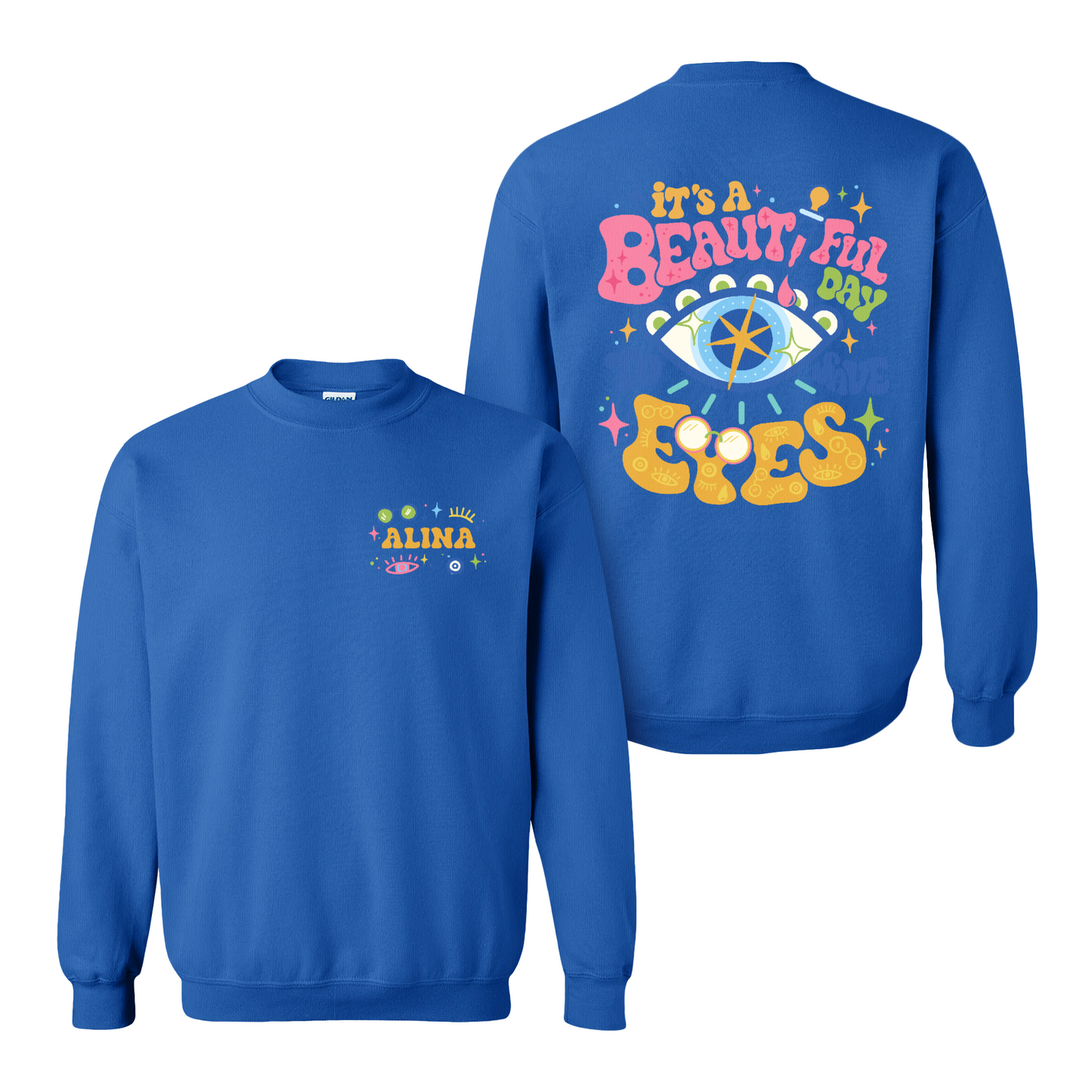 Eye Doctor Sweatshirt, It's A Beautiful Day To Save Eyes Sweatshirt,Gift For Graduation