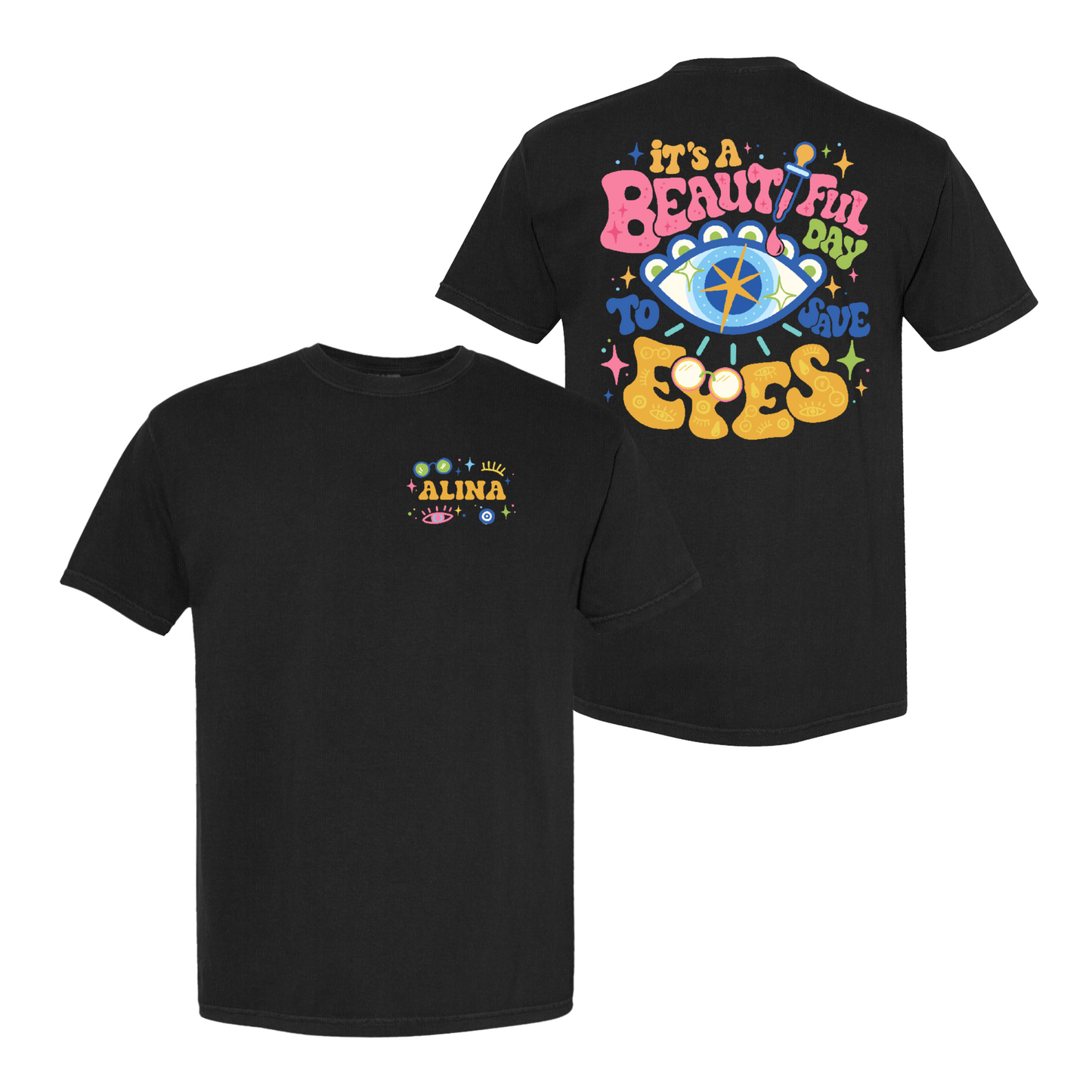 Eye Doctor Comfort Colors Shirt, It's A Beautiful Day To Save Eyes Shirt,Gift For Graduation
